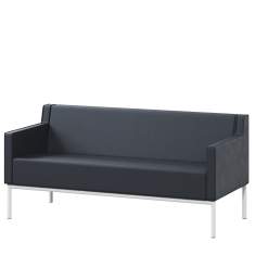 Sitzsofa Assmann Büromöbel Consento Carpi im Retrolook für Empfangszonen