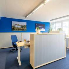 Schäfer Shop AG Workplace Solutions Arbeitsplätze des Aero-Club der Schweiz mit akustischer Abschirmung und ergonomischer Büroeinrichtung