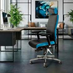 Haider Bioswing BIOSWING 660 iQ AIR ergonomischer Bürodrehstuhl im modernen Arbeitsplatz