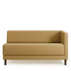 Modulares Sofa Profim Vancouver Lite mit einseitiger Rückenlehne für kompakte Wartebereiche