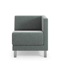 Loungesessel Profim Vancouver Lite mit klarer Linienführung für Empfangsbereiche