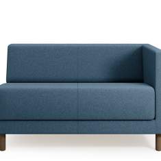 Profim Vancouver Lite Sofa mit kompakter Polsterform für informelle Besprechungszonen