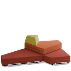 Modulares Loungesystem König + Neurath EAZE.TALK für flexibel kombinierbare Kommunikationszonen