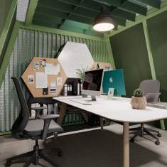 Connection Nest Regalsystem als Stauraum und Organisationsfläche im Büro