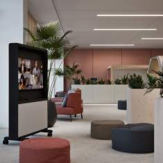 Connection Base Sitzsack im offenen Bürobereich als flexible Zusatzsitzgelegenheit