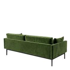 Sofa Connection Leo in Rückansicht mit umlaufender Polsterung und Metallgestell