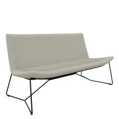 Loungesofa Connection Swoosh mit Drahtgestell in Chromoptik