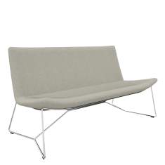 Loungesofa Connection Swoosh mit schwarzem Drahtgestell