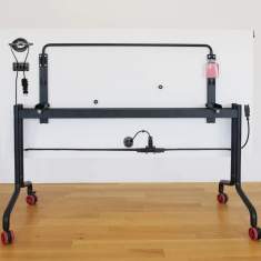 Twin- & Single-Set ATOM Untertischmontage mit Kabelmanagement und Befestigungssystem