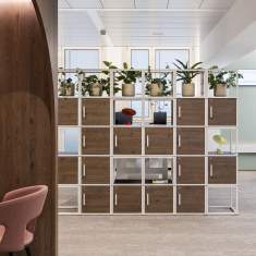 Embru eQ Locker Aufbewahrungssystem im Büro