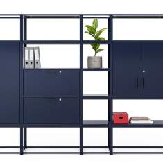 Raumtrenner Embru eQ Raumtrenner mit Schrank- und Regalkombination