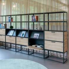 Embru eQ Raumtrenner zur Zonierung im Open Space Büro