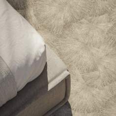 Object Carpet Fossils Teppichboden im Schlafbereich mit organischem, fächerförmigem Muster