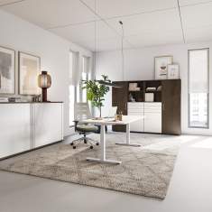 Endless Querrollladenschrank von FM Büromöbel im modernen Büro