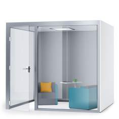 Akustikbox Glas Büro Akustik, König + Neurath, Akustik Kabinen THINK.TANK