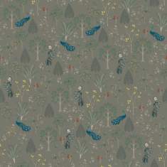 Object Carpet Peacock Teppichdesign mit Pfauen, exotischen Vögeln und stilisierten Pflanzenmotiven