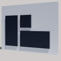 Palmberg BELT Wandabsorber in unterschiedlichen rechteckigen Formaten zur variablen Anordnung an der Wand