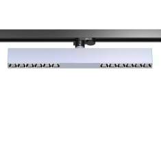 ERCO Compar linear Stromschienen-Downlight mit durchgehender linearer Leuchtenform
