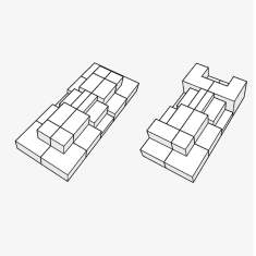 mauser tribune schematische Darstellung verschiedener Anordnungen der modularen Sitzelemente