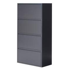 Büroschrank hoch  büro schrank schwarz modular Büroschrank, Zemp, LUZIFER Modulregale