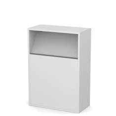 Büroschrank weiß  Büroregal weiß Zemp, LUZIFER Modulregale