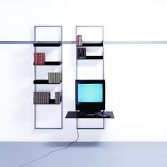 Hängeregal Bücher Wandregal Büro,, wall - adeco, Wall Stauraum