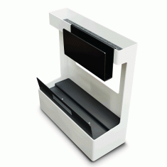 Behälter/Zeitungsablagen | Tischaufsätze/Papier- und CD-Ablagen, Steelcase, 1+1 Welcome Elemente