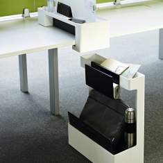 Behälter/Zeitungsablagen | Tischaufsätze/Papier- und CD-Ablagen, Steelcase, 1+1 Welcome Elemente