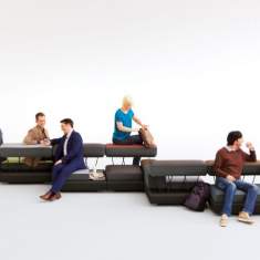 Möbel für Warte und Empfangsbereiche | Modulare Sitzelemente | Modulare Sitzgruppen, Brunner, plot