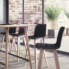 Barhocker Holz Barstuhl schwarz Brunner fina bar