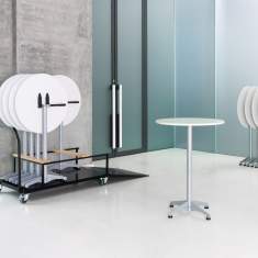 Designer Beistelltisch klappbar kleine Beistelltische , Brunner, pivot