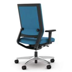 Bürostuhl blau Bürodrehstühle Netzgewebe viasit, impulse Bürodrehstuhl