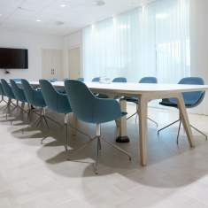 Konferenzstuhl blau Konferenzstühle Büro offecct, Palma Meeting
