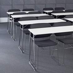 Schulungstisch Klapptisch weiss Klapptische, offecct, Lite