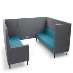 Möbel für Warte und Empfangsbereiche | Loungesofa | Modulare Sitzelemente, offecct, Smallroom Select