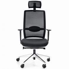 profim Stühle ergonomische Bürostühle schwarz profim, Veris Net - Drehsessel