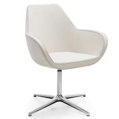 Loungesessel weiß Büro Clubsessel Design Loungemöbel,, profim, Fan