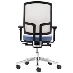 Drehstühle Büro blau Bürostühle mit Armlehnen, fm Büromöbel, NetGo