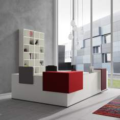 Empfangstheke Büro Theken Tresen Büro werner works, basic C Thekensystem
