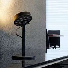 LED Schreibtischlampen schwarz Tischleuchte LED, Belux, U-TURN Tischleuchte