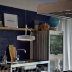 Büro Deckenlampen Design Pendelleuchten weiß Büroleuchten modern , Belux, U-TURN Pendelleuchte