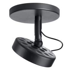 Schwarze Deckenlampe modern Spots Büroleuchte LED, Belux, U-TURN Deckenleuchte