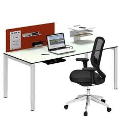 Schreibtisch weiß Büromöbel Schreibtische Büro modern, Bigla, Bigla move3