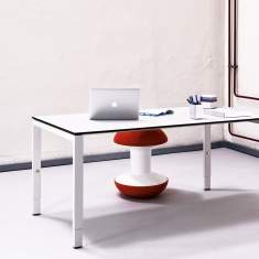 Schreibtisch weiß Büromöbel Schreibtische klein, Bigla, Bigla move3