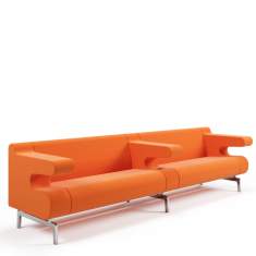 Sofa orange Loungesofa Lounge Sitzmöbel Materia, Point