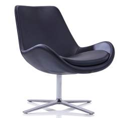 Loungesessel schwarz Büro Clubsessel Design Loungemöbel avi Orangebox