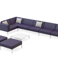Lounge Set Loungesofa blau Orangebox vale