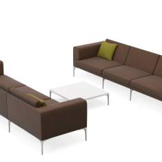 Lounge Set Loungesofa braun Orangebox vale