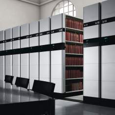 Archivschrank fahrbar Regalschrank, compactus, Shade Design