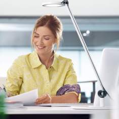 Tageslicht Lampe Schreibtischlampen modern Tischleuchte LED  Waldmann, PARA.MI